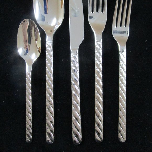 Villeroy & Boch 5 Pc Montauk Stainless Steel Flatware  New - 18 Avail. HOLIDAY! - Picture 3 of 11